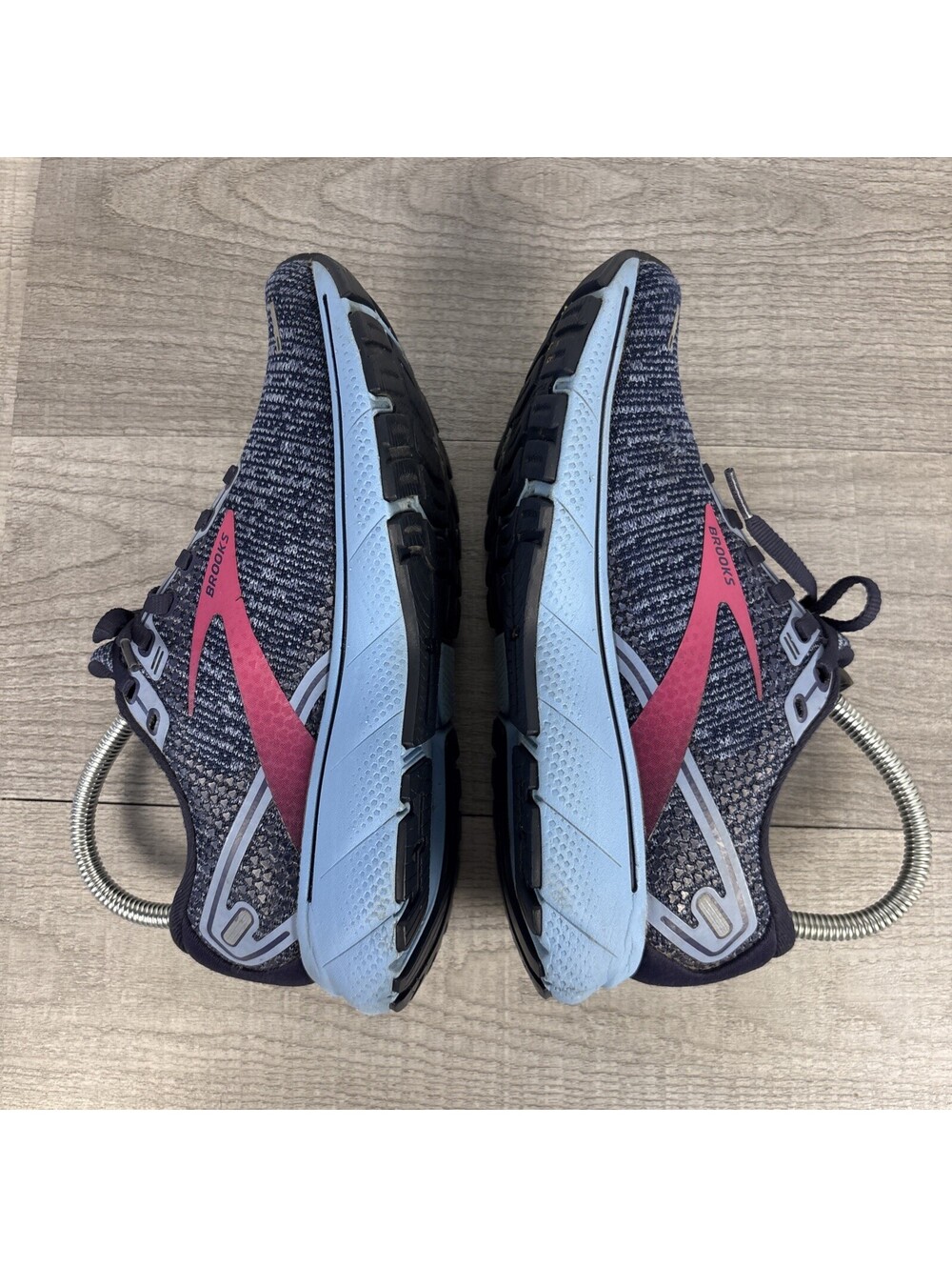 Brooks Ghost 14 Navy Blue Pink Light Blue Women's Size 6.5 - Picture 6 of 13